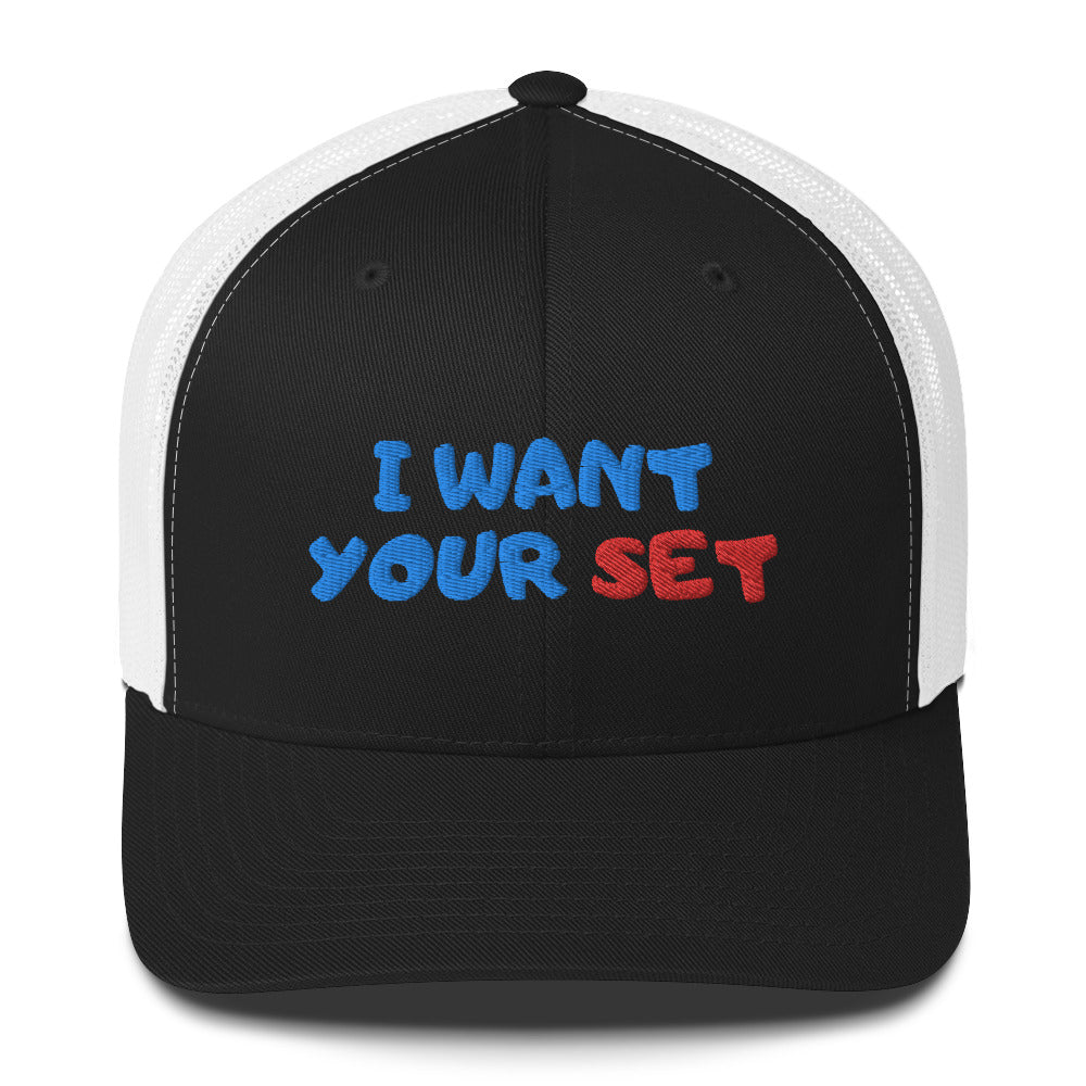 Gorra Trucker I want your set