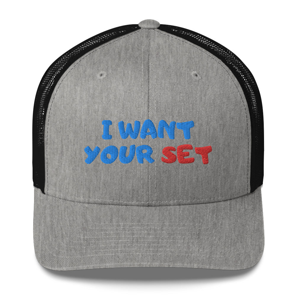 Gorra Trucker I want your set