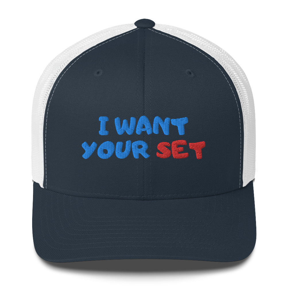 Gorra Trucker I want your set