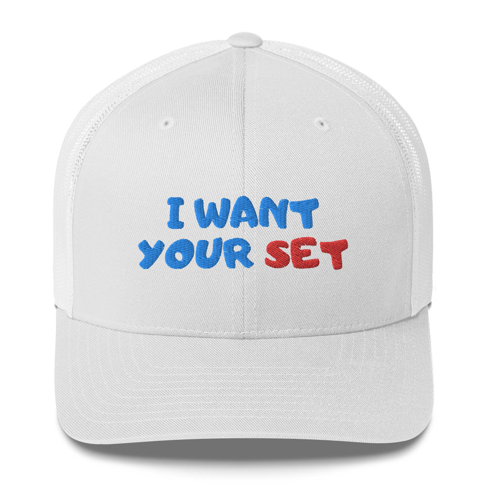 Gorra Trucker I want your set