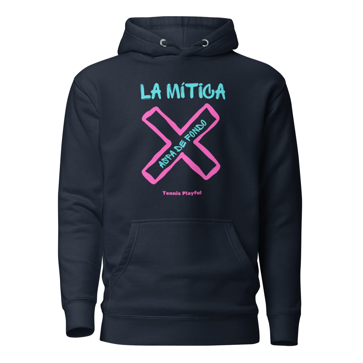 Sudadera con capucha unisex Aspa de fondo