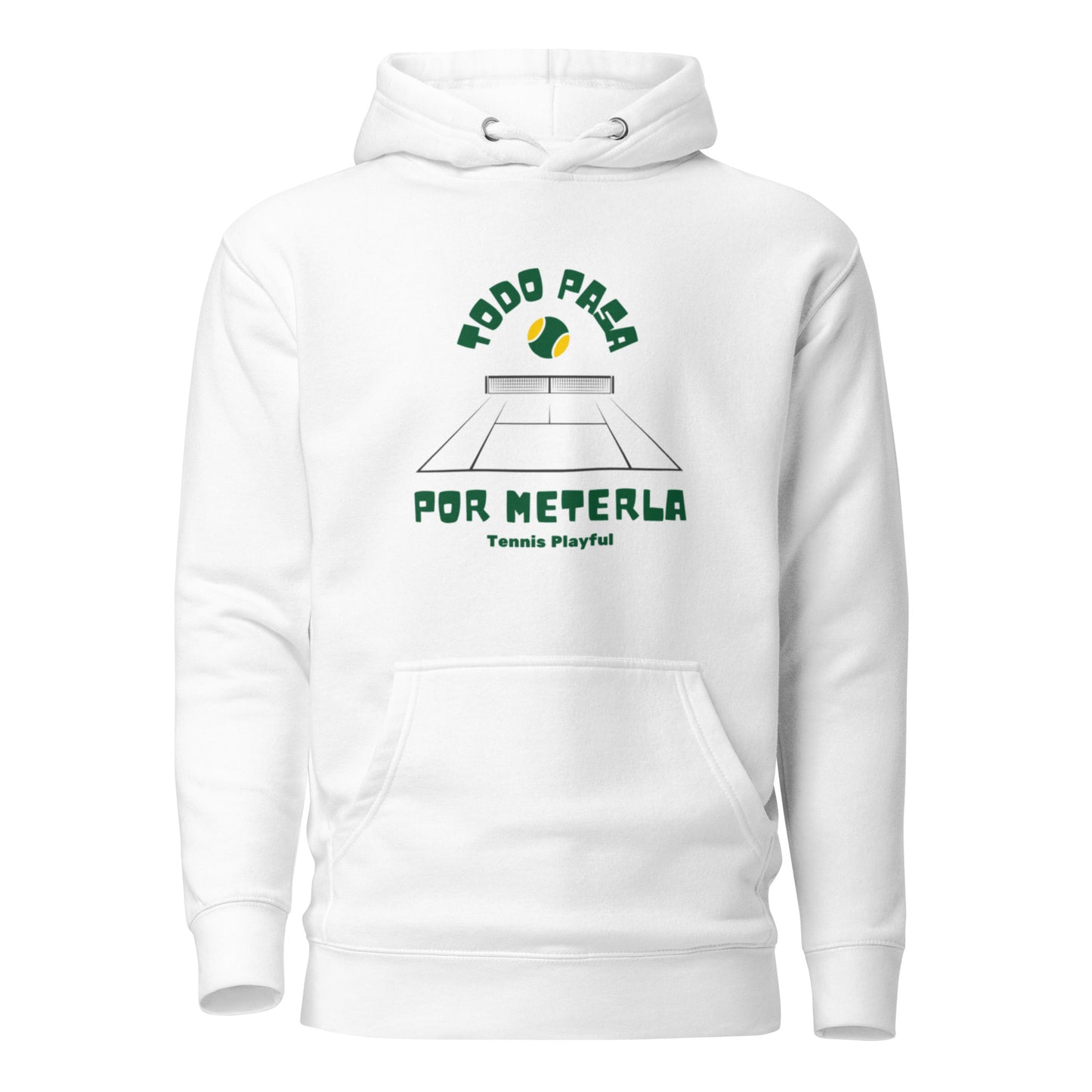 Sudadera con capucha unisex Todo pasa por meterla