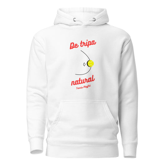 Sudadera con capucha unisex De tripa natural