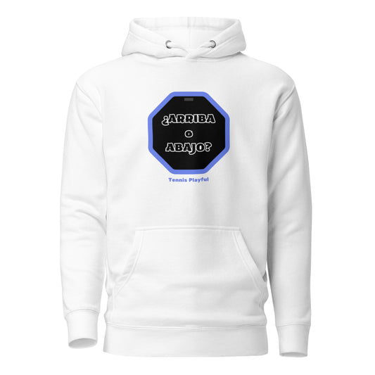 Sudadera con capucha unisex Arriba o abajo